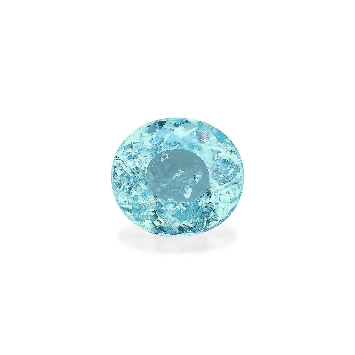 mint blue paraiba tourmaline, 8.41ct oval cut — main view