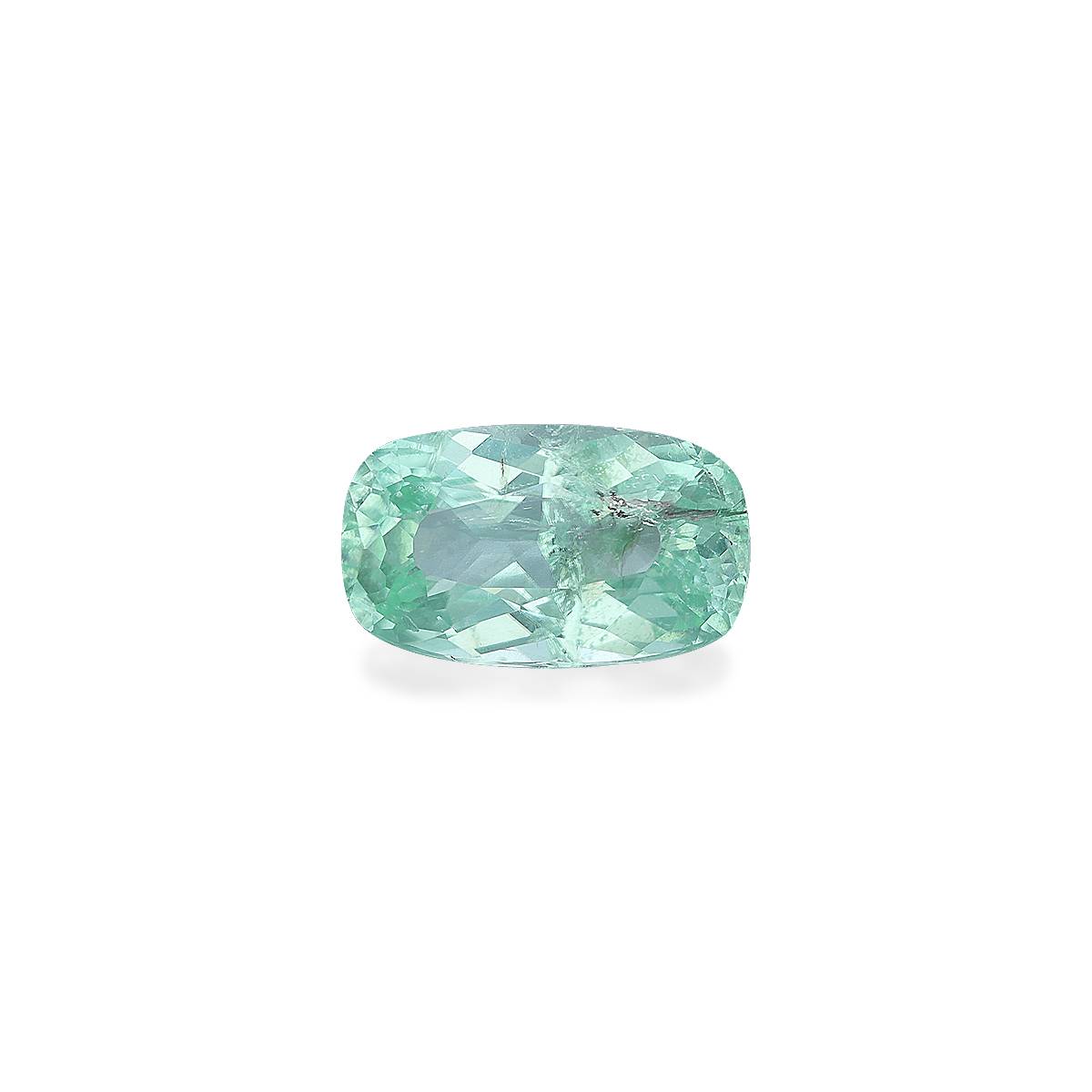 green paraiba tourmaline, 2.44ct cushion cut — main view