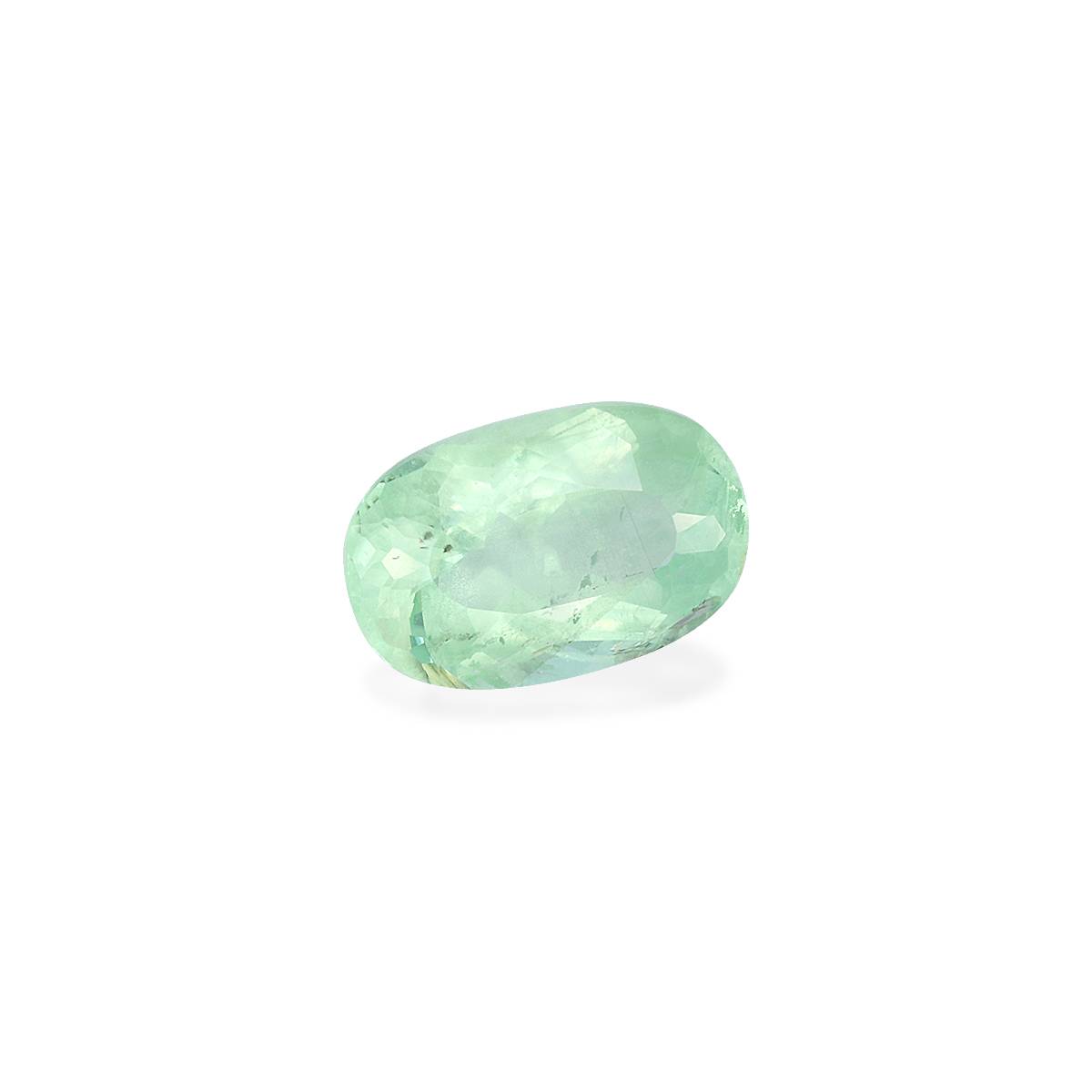 green paraiba tourmaline, 1.17ct oval cut — view 3