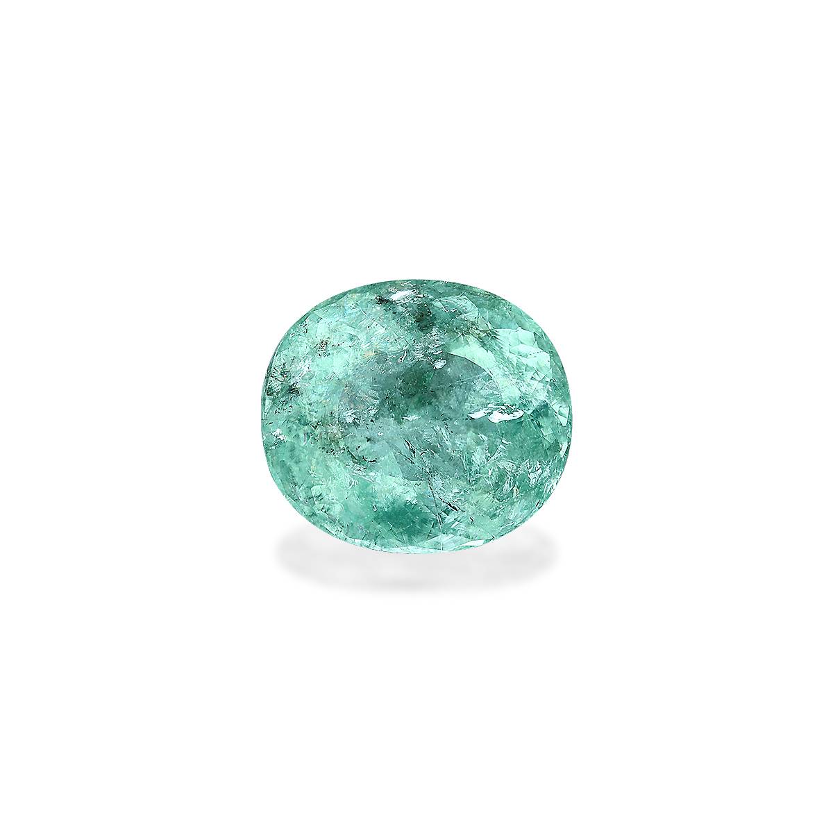 Neon Green Paraiba Tourmaline 7.03ct - 13x11mm