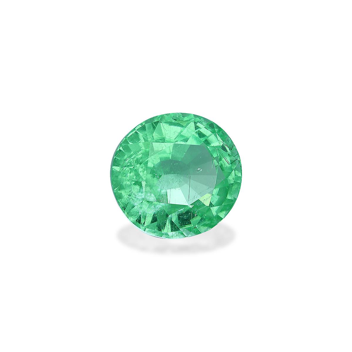 Neon green paraiba tourmaline, 6.91ct oval cut — view 3