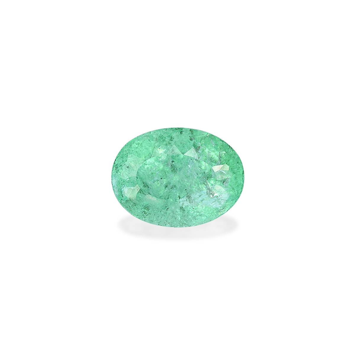 Neon green paraiba tourmaline, 2.96ct oval cut — main view