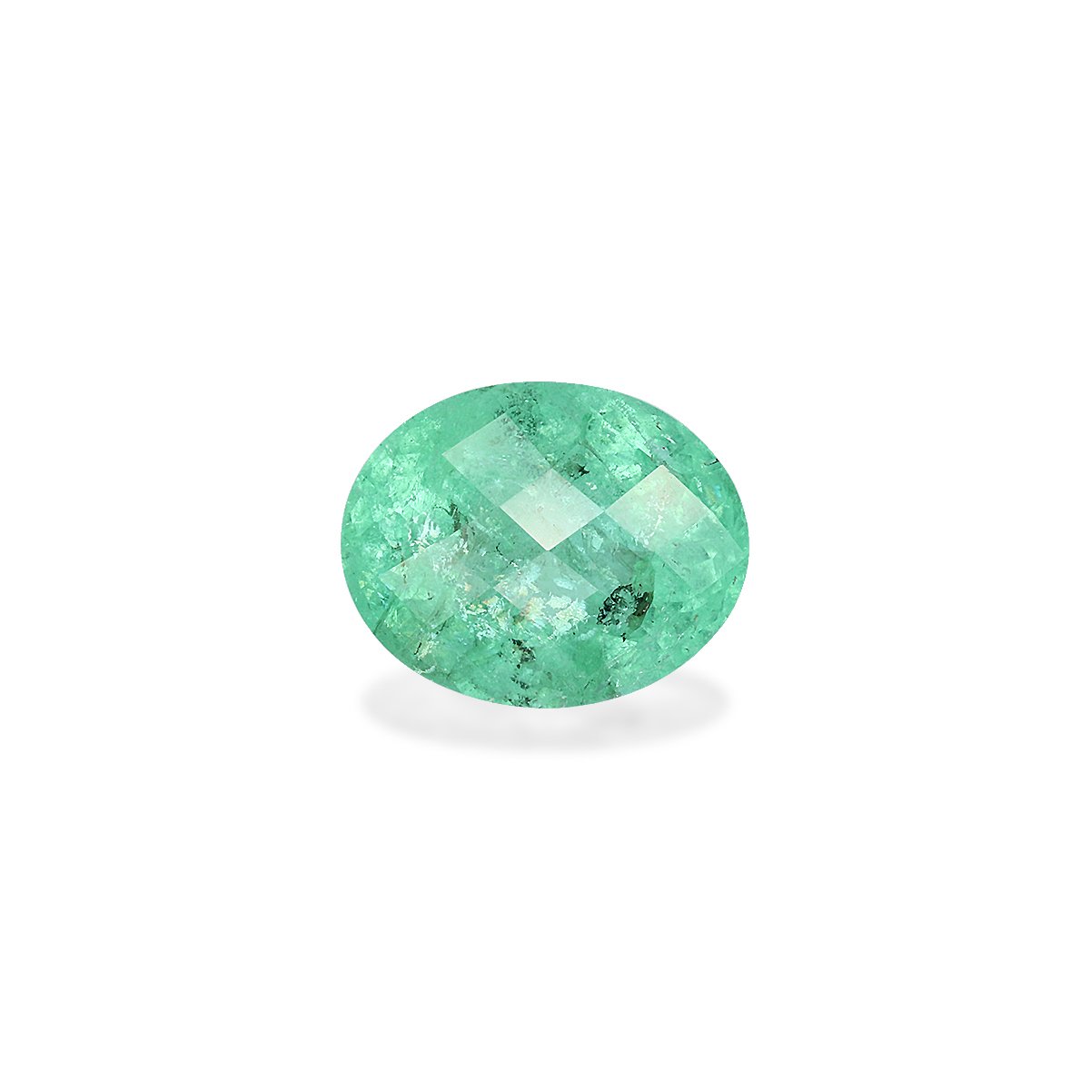 Neon green paraiba tourmaline, 2.11ct oval cut — main view