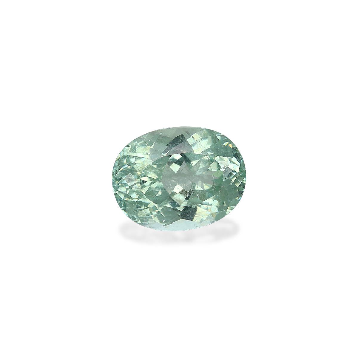 pale green paraiba tourmaline, 2.78ct oval cut — view 3
