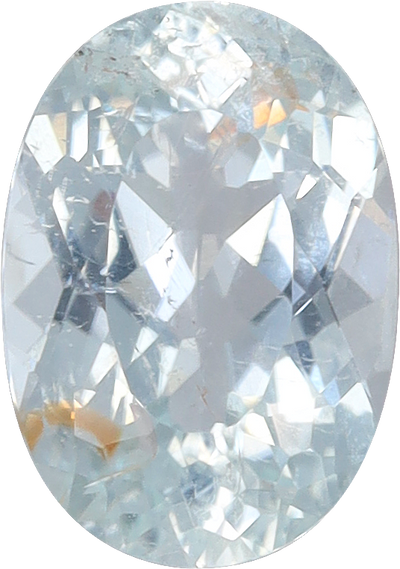 Oval cut paraiba tourmaline, 7.32 by 5.08 mm, shown at actual size