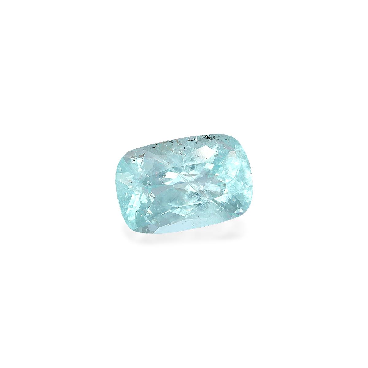 teal blue paraiba tourmaline, 2.42ct cushion cut — view 3