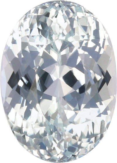 Oval cut paraiba tourmaline, 14.08 by 10.18 mm, shown at actual size