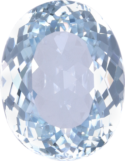 Oval cut paraiba tourmaline, 12.96 by 10.08 mm, shown at actual size