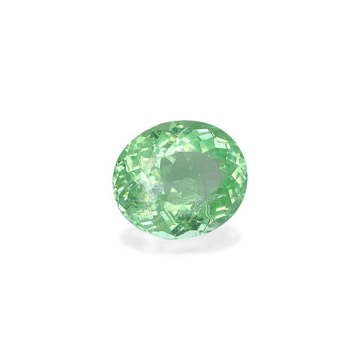 Neon green paraiba tourmaline, 3.8ct oval cut — view 3