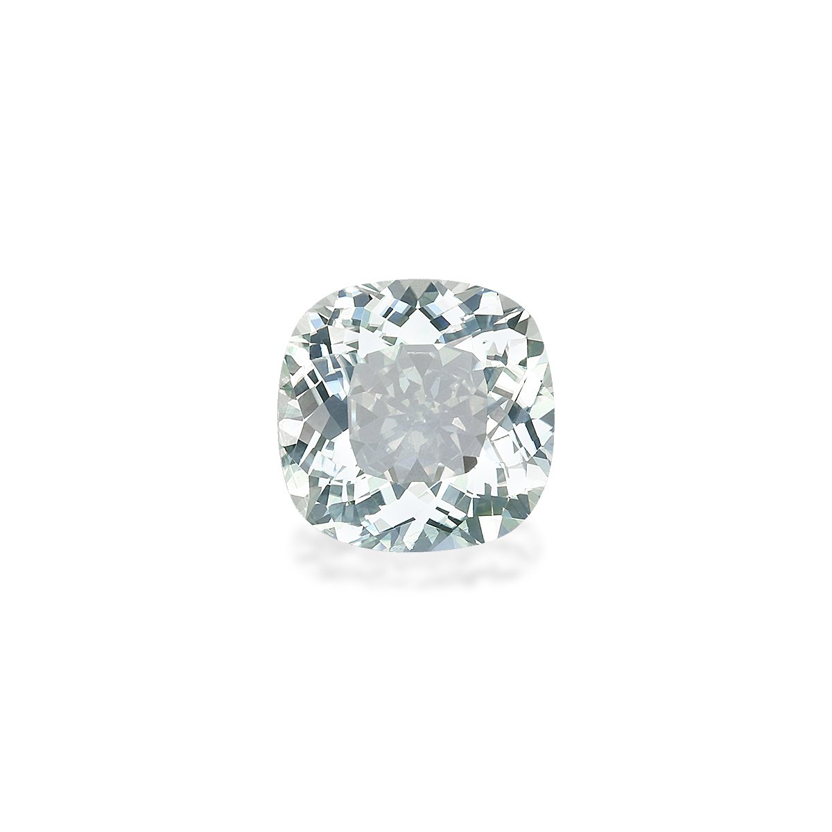 sky blue paraiba tourmaline, 2.26ct cushion cut — main view