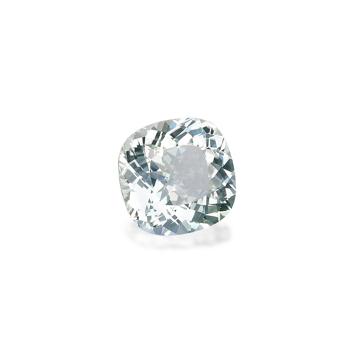 sky blue paraiba tourmaline, 2.26ct cushion cut — view 3