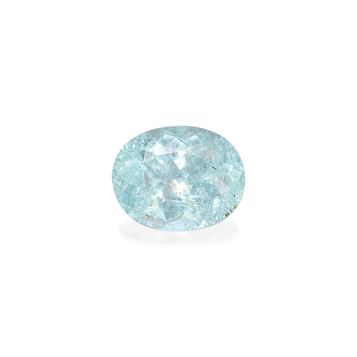 baby blue paraiba tourmaline, 8.09ct oval cut — main view