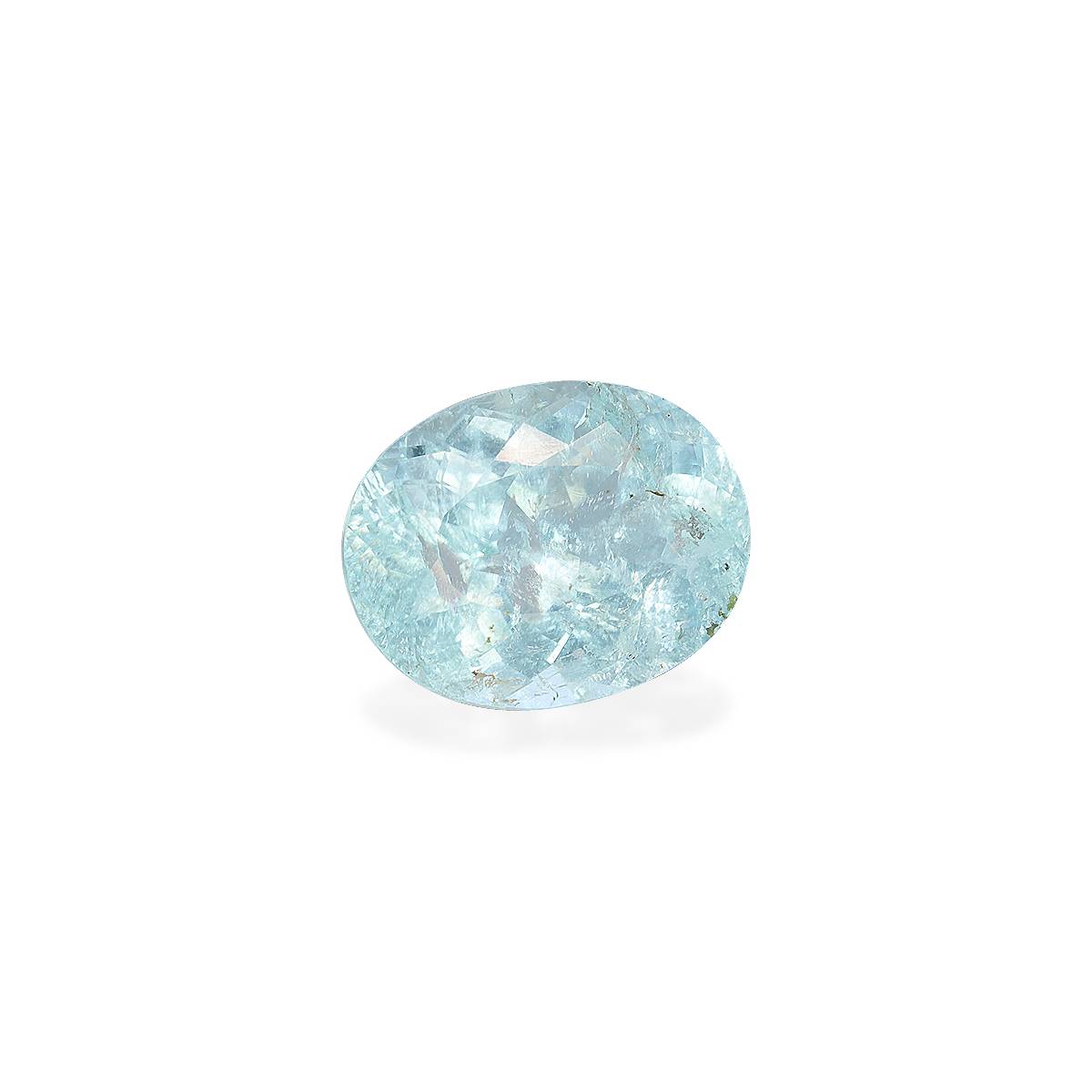 baby blue paraiba tourmaline, 8.09ct oval cut — view 3