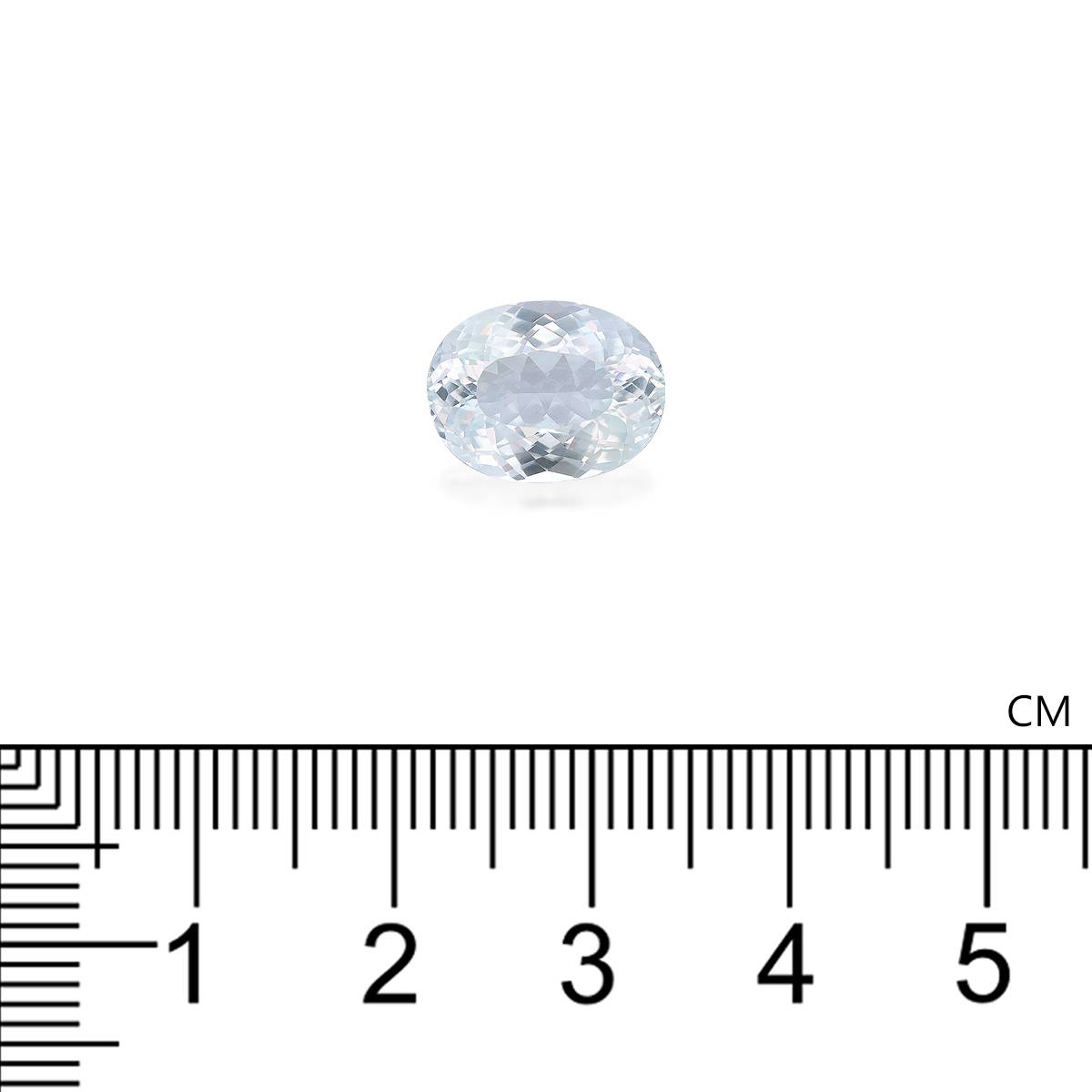 sky blue paraiba tourmaline, 4.67ct oval cut — view 4
