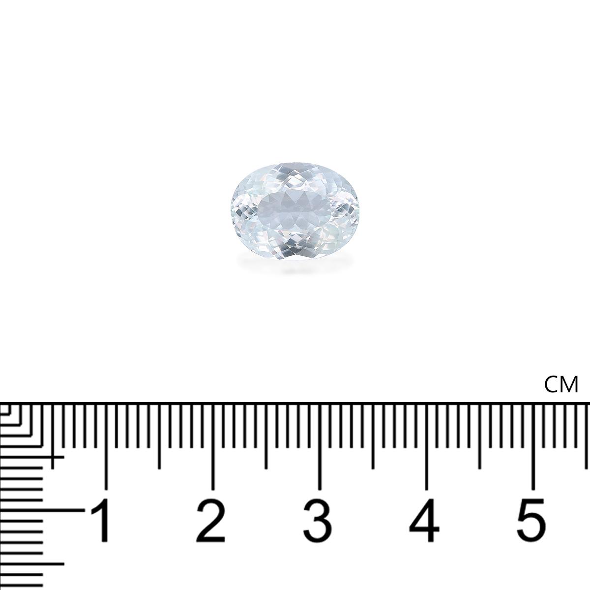 sky blue paraiba tourmaline, 4.67ct oval cut — view 4