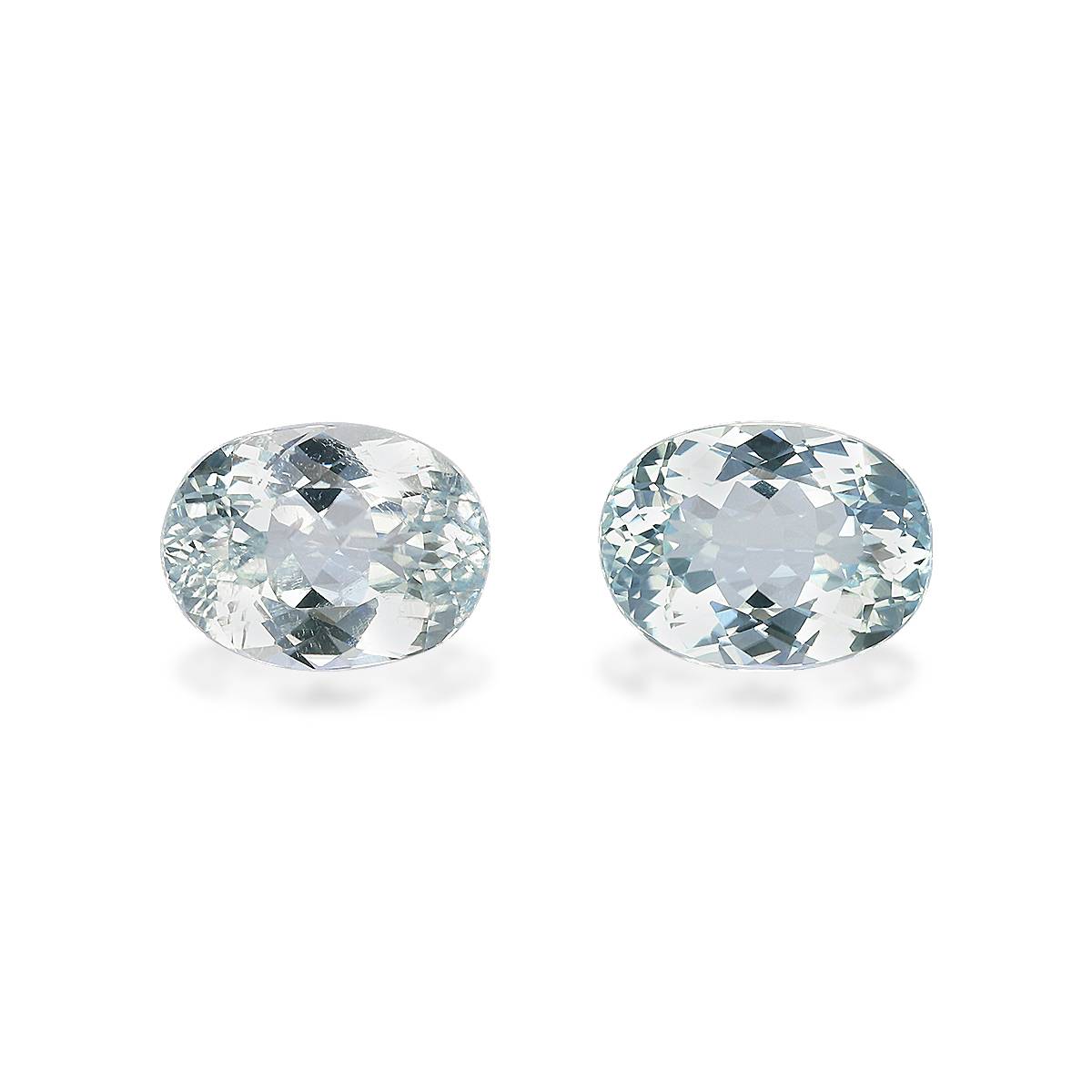 Sky Blue Paraiba Tourmaline 6.63ct - 10x8mm Pair