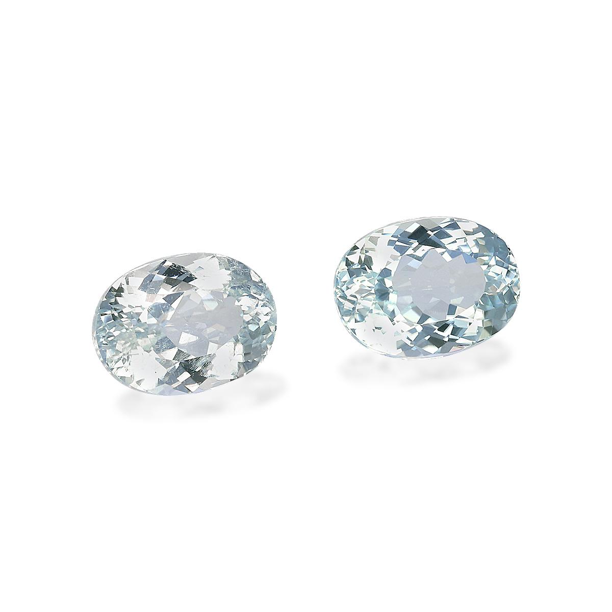 sky blue paraiba tourmaline, 6.63ct oval cut — view 3