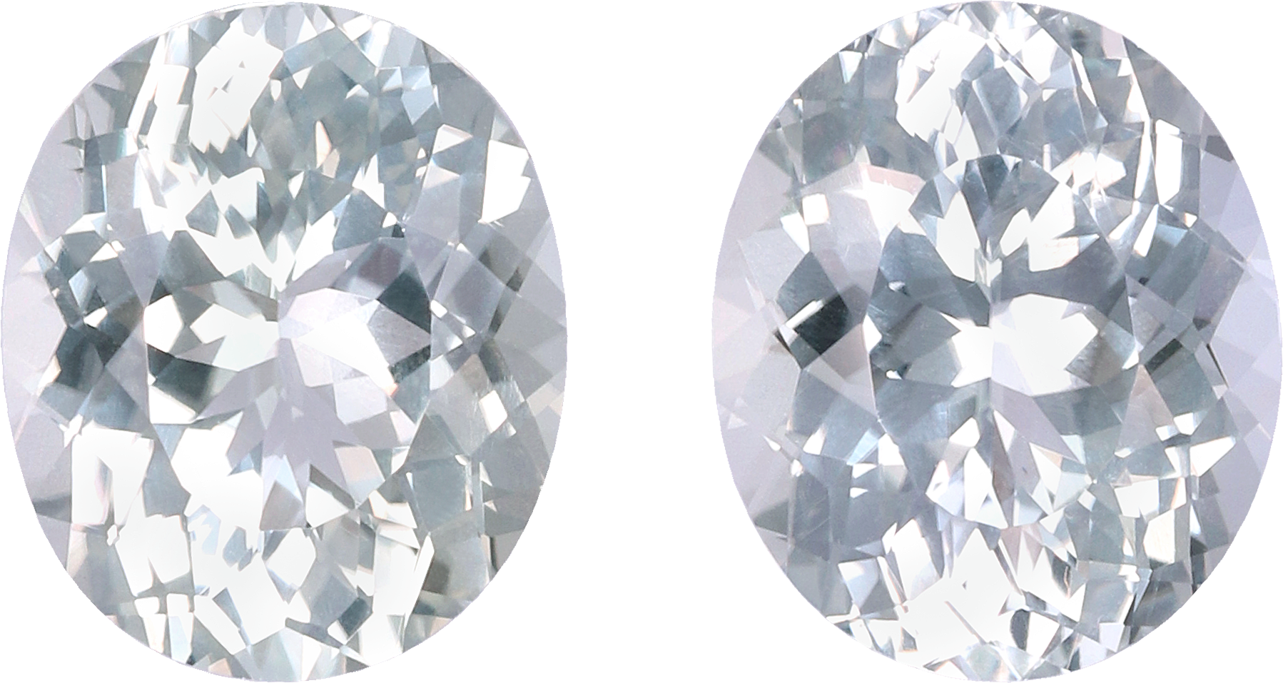Oval cut paraiba tourmaline, 8.62 by 7.3 mm, shown at actual size