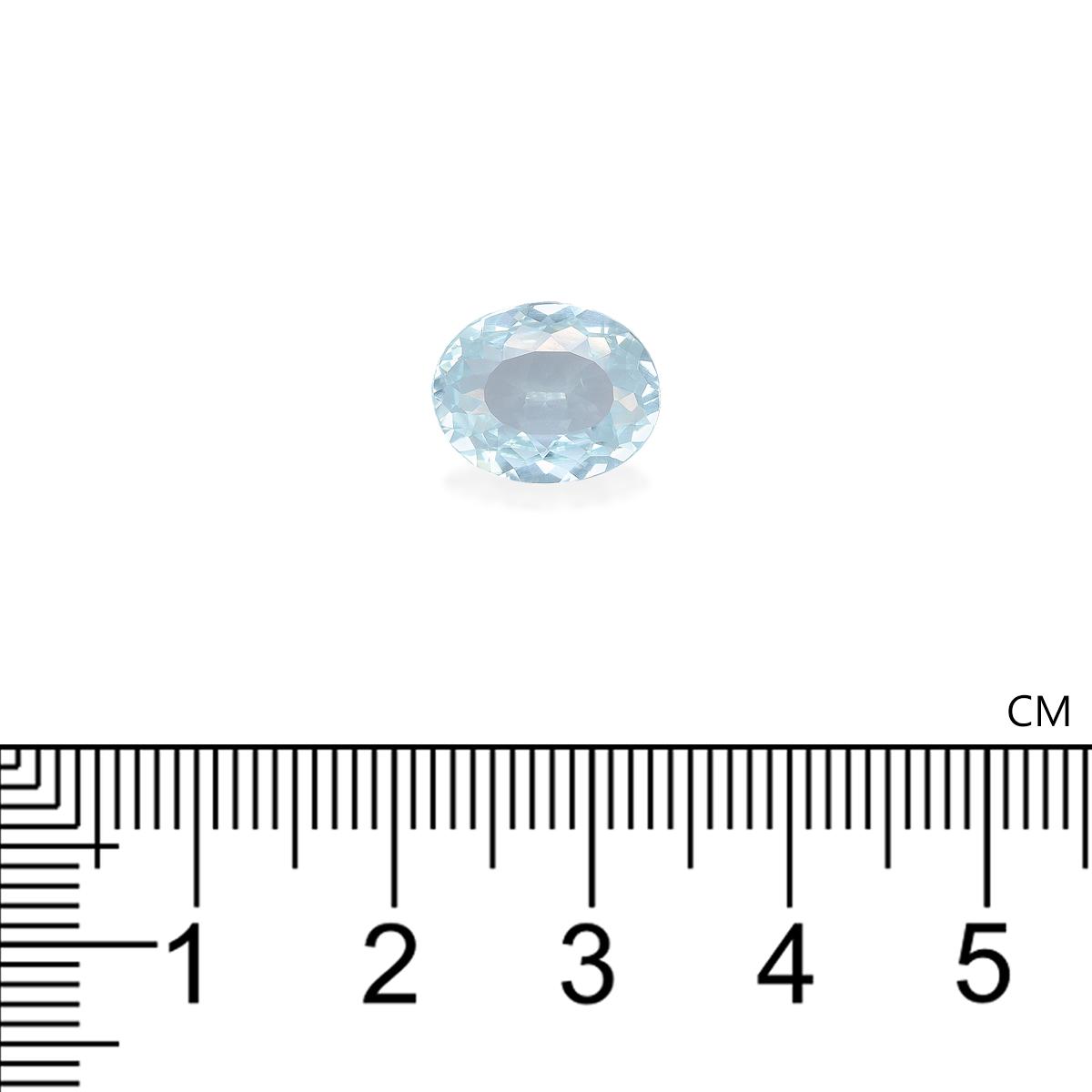 baby blue paraiba tourmaline, 3.07ct oval cut — view 4