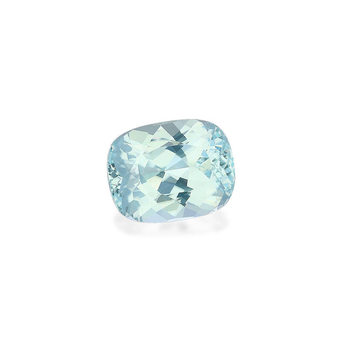 blue paraiba tourmaline, 7.71ct cushion cut — view 3