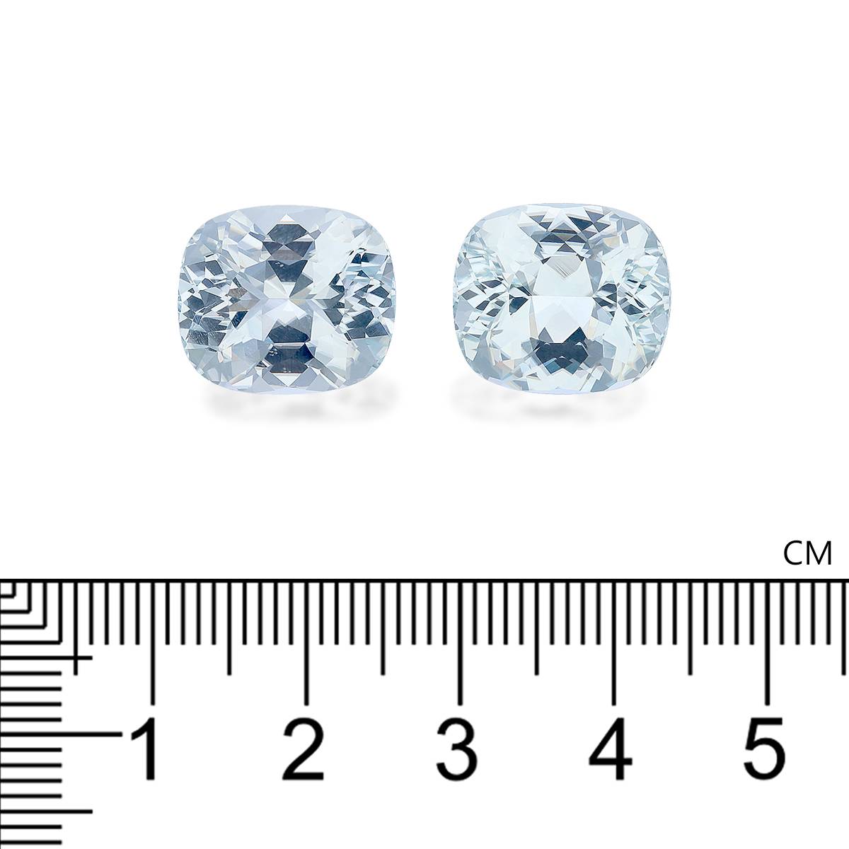 baby blue paraiba tourmaline, 19.87ct cushion cut — view 4