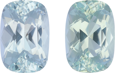 Oval cut paraiba tourmaline, 13.51 by 9.22 mm, shown at actual size