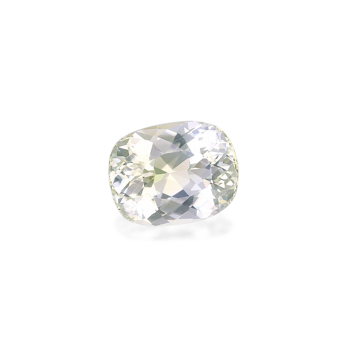 lime green paraiba tourmaline, 4.98ct oval cut — view 3