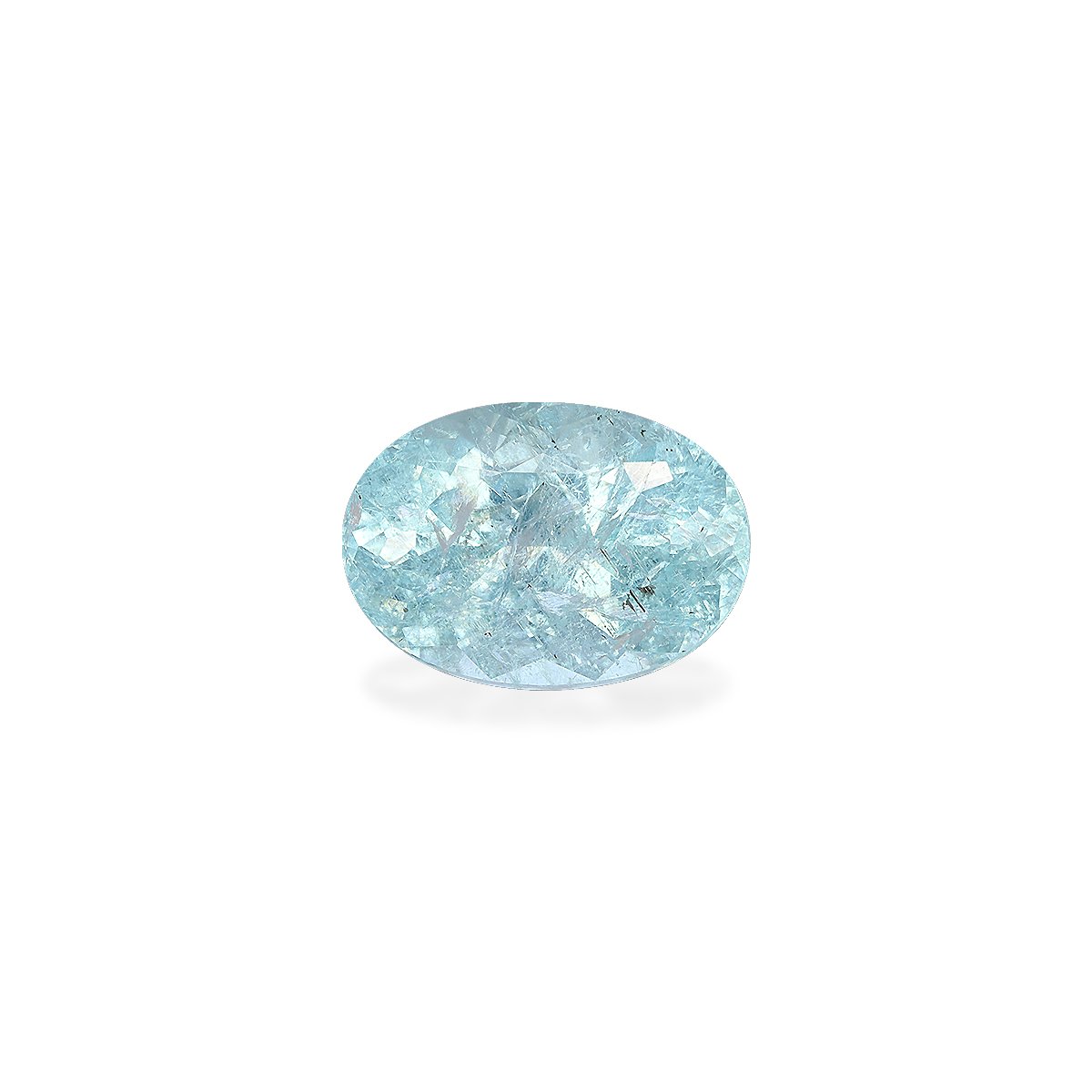 baby blue paraiba tourmaline, 4.69ct oval cut — main view