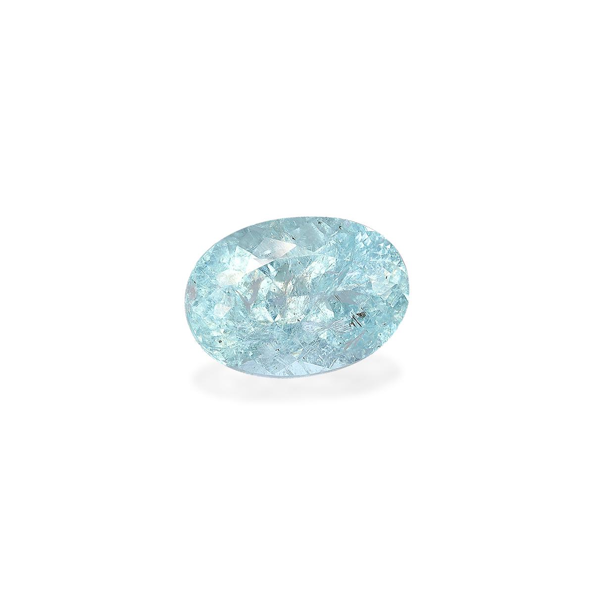 baby blue paraiba tourmaline, 4.69ct oval cut — view 3