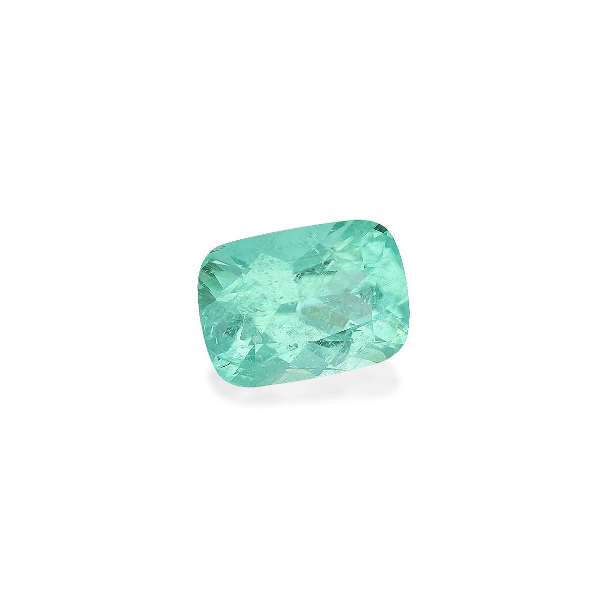 Neon green paraiba tourmaline, 8.36ct cushion cut — view 3