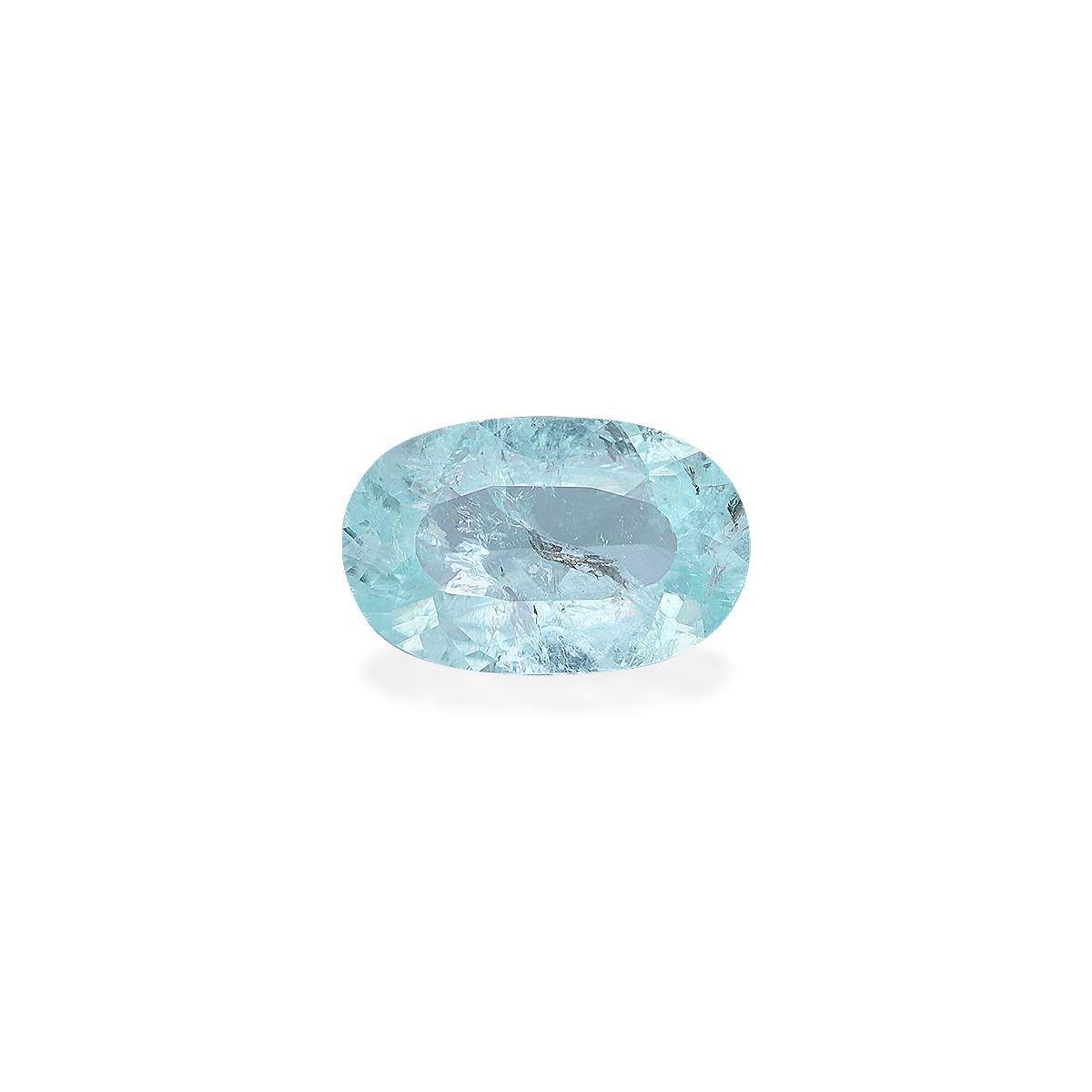 Neon blue paraiba tourmaline, 2.39ct oval cut — main view