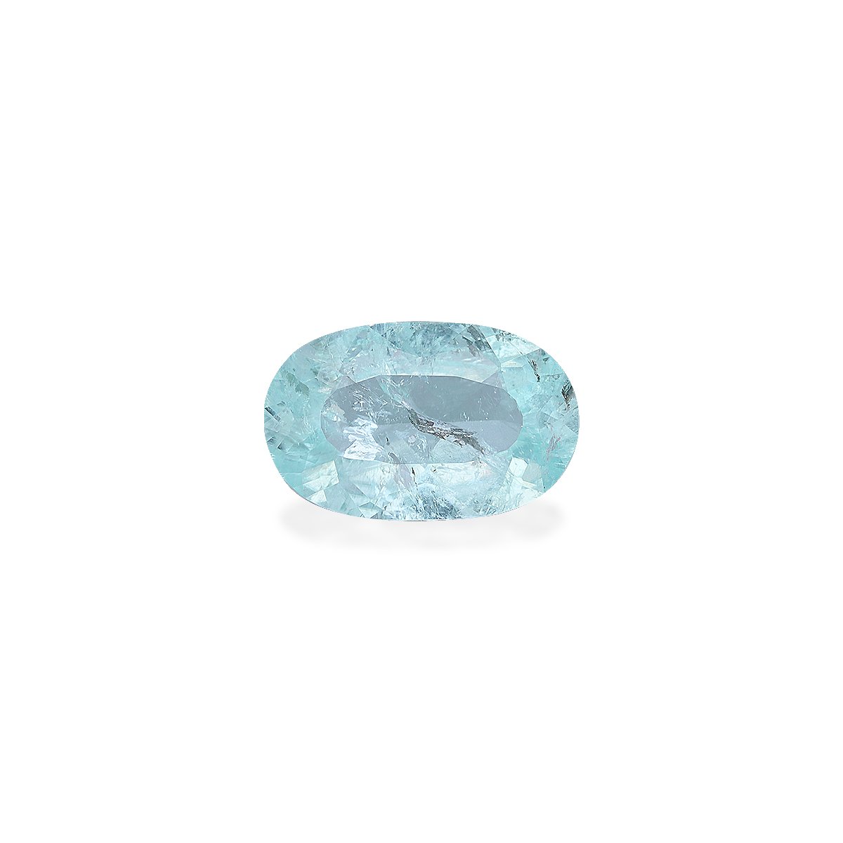 Neon blue paraiba tourmaline, 2.39ct oval cut — main view