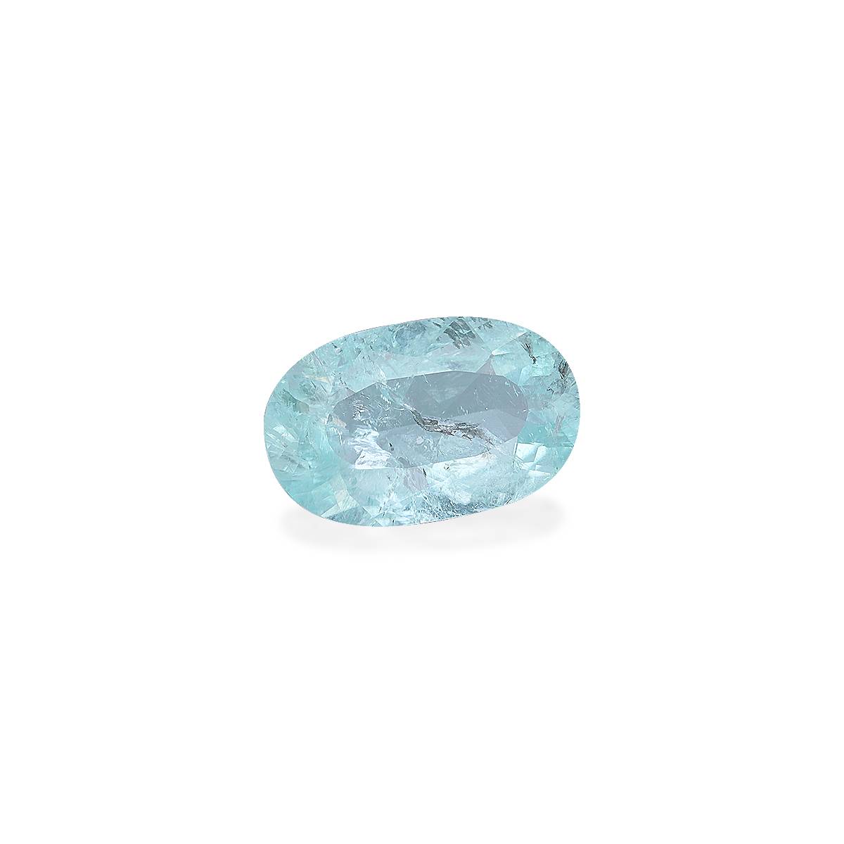 Neon blue paraiba tourmaline, 2.39ct oval cut — view 3