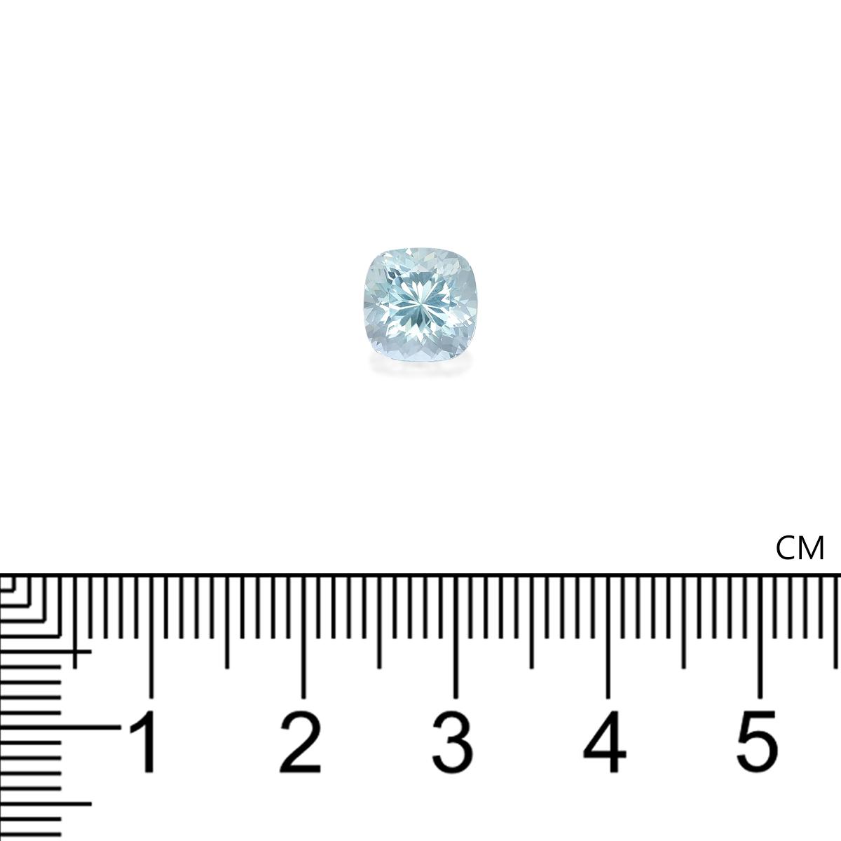 sky blue paraiba tourmaline, 1.77ct cushion cut — view 4