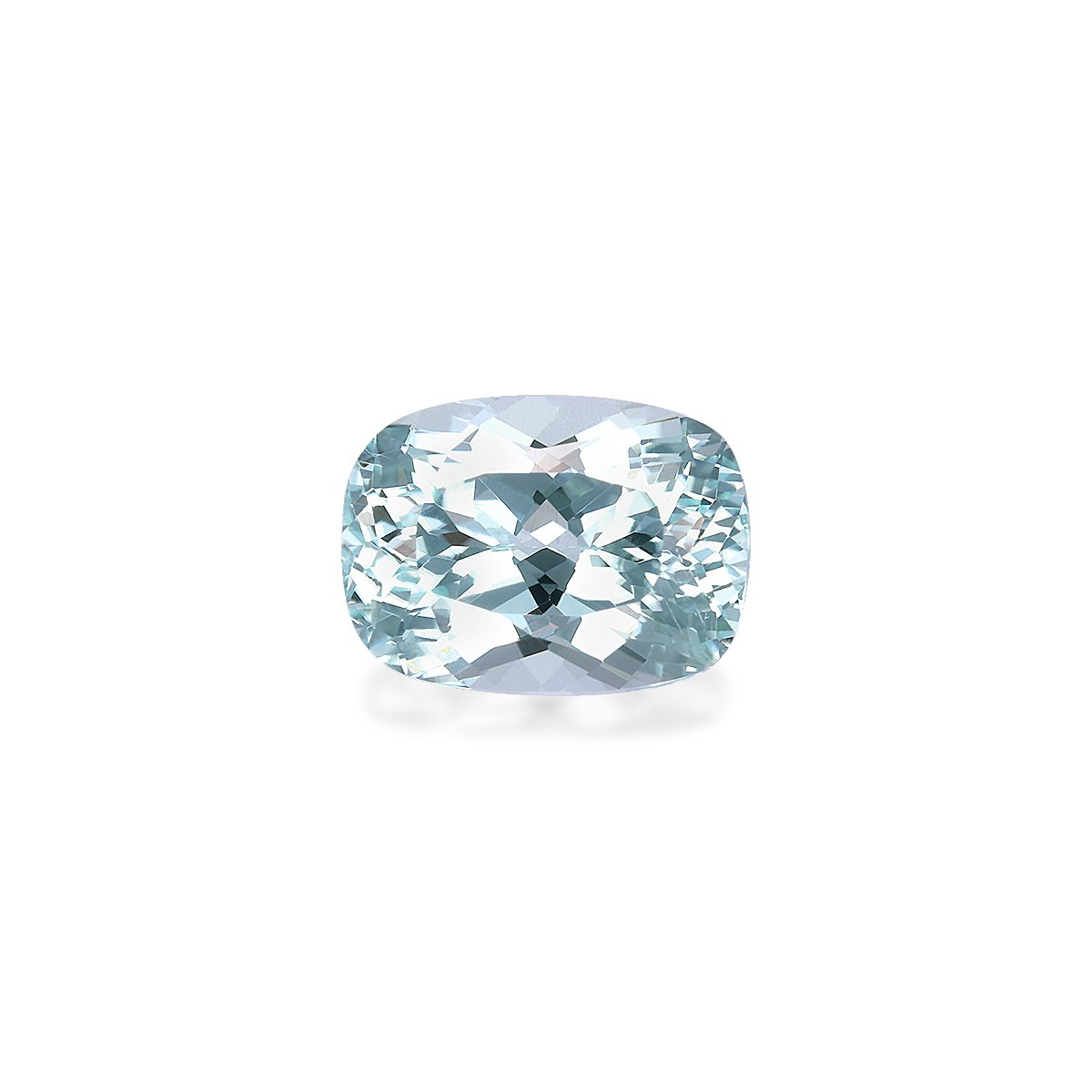 sky blue paraiba tourmaline, 2.14ct cushion cut — main view