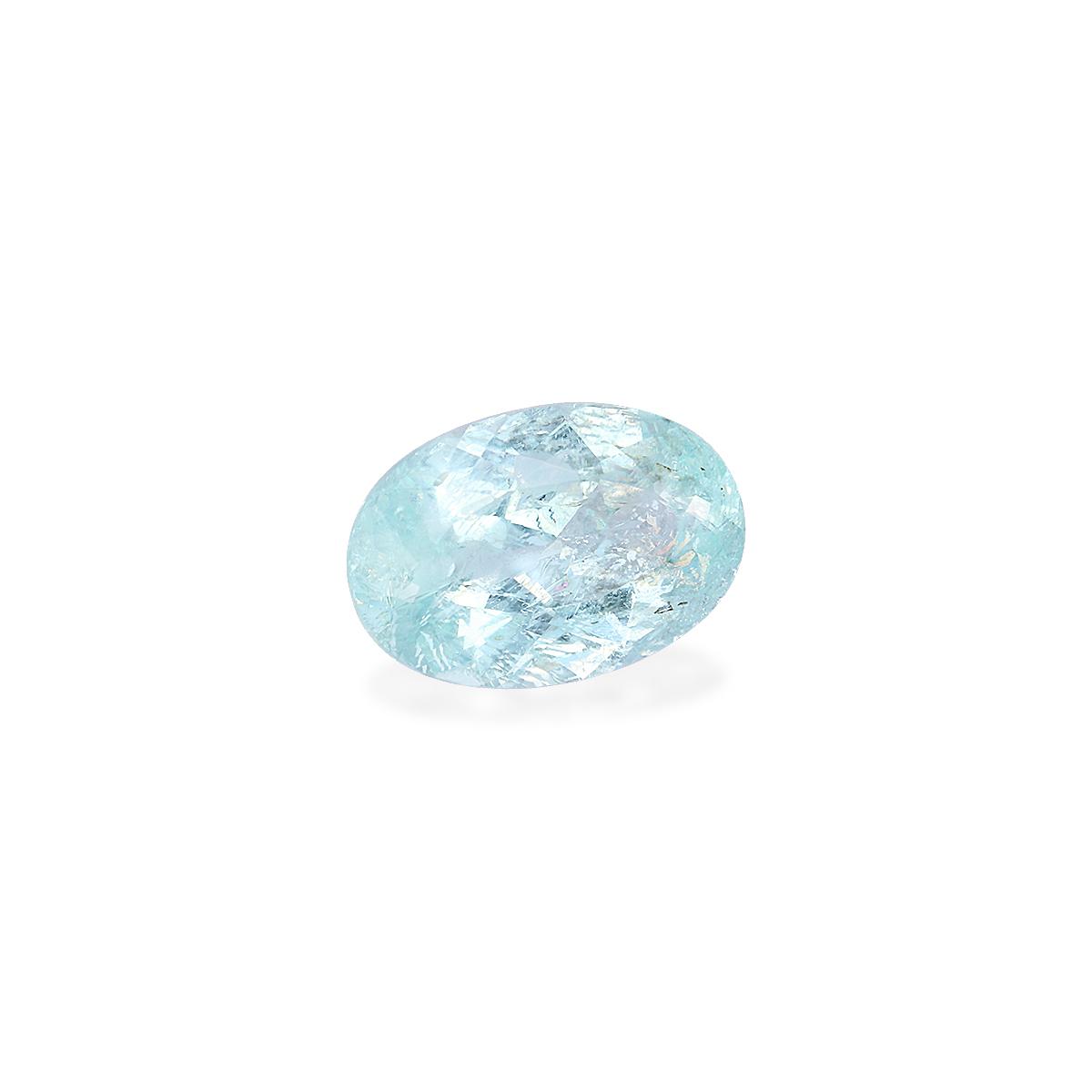 sky blue paraiba tourmaline, 2.33ct oval cut — view 3