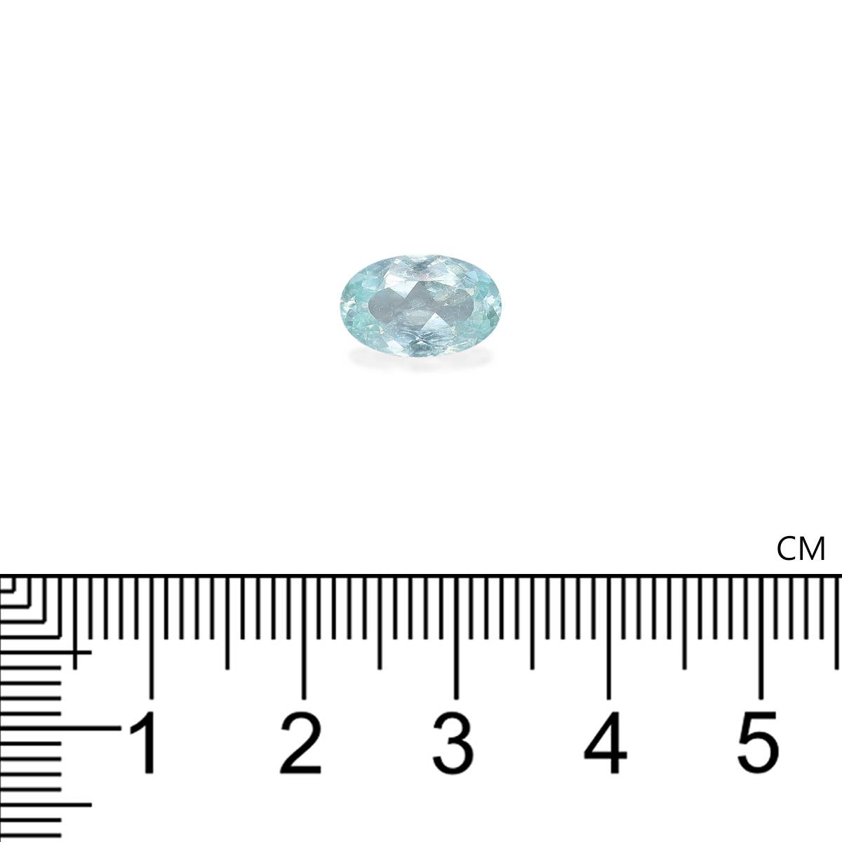 Neon blue paraiba tourmaline, 1.99ct oval cut — view 4