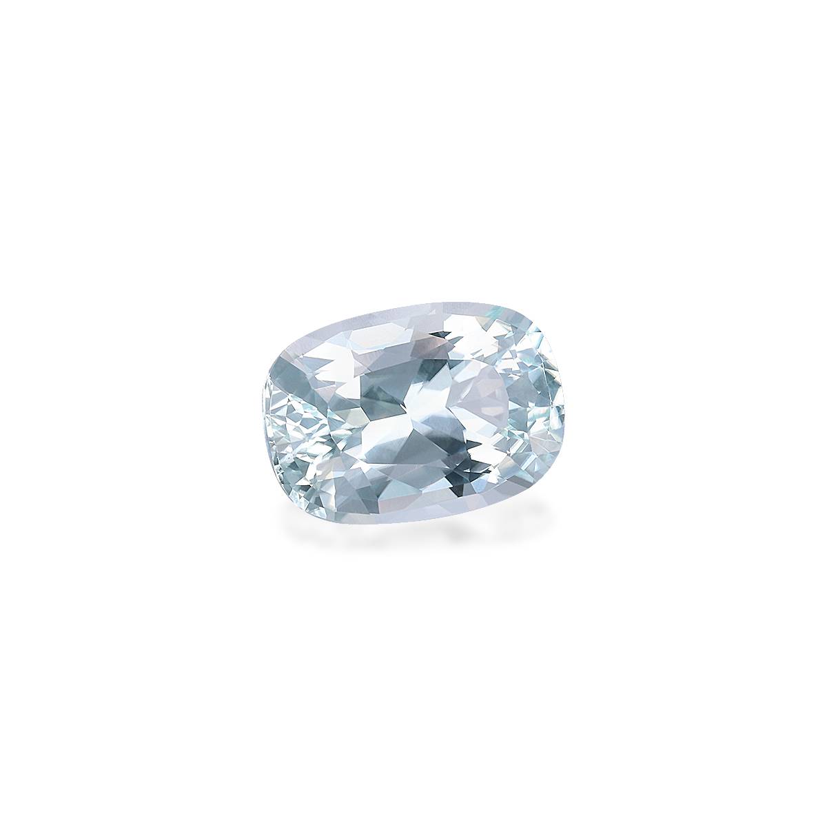 sky blue paraiba tourmaline, 3.64ct cushion cut — view 3