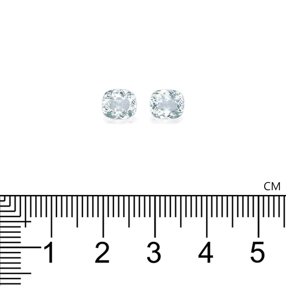 sky blue paraiba tourmaline, 2.45ct cushion cut — view 4