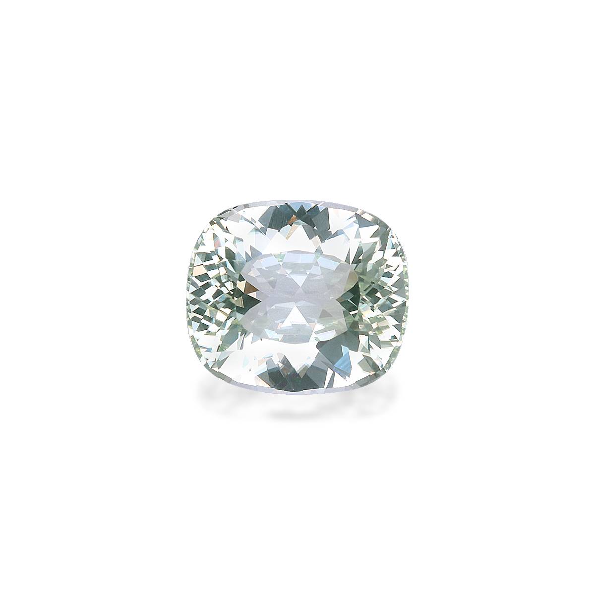 lime green paraiba tourmaline, 4.94ct cushion cut — main view