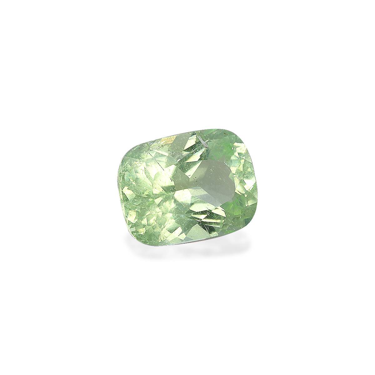 green paraiba tourmaline, 2.29ct cushion cut — view 3