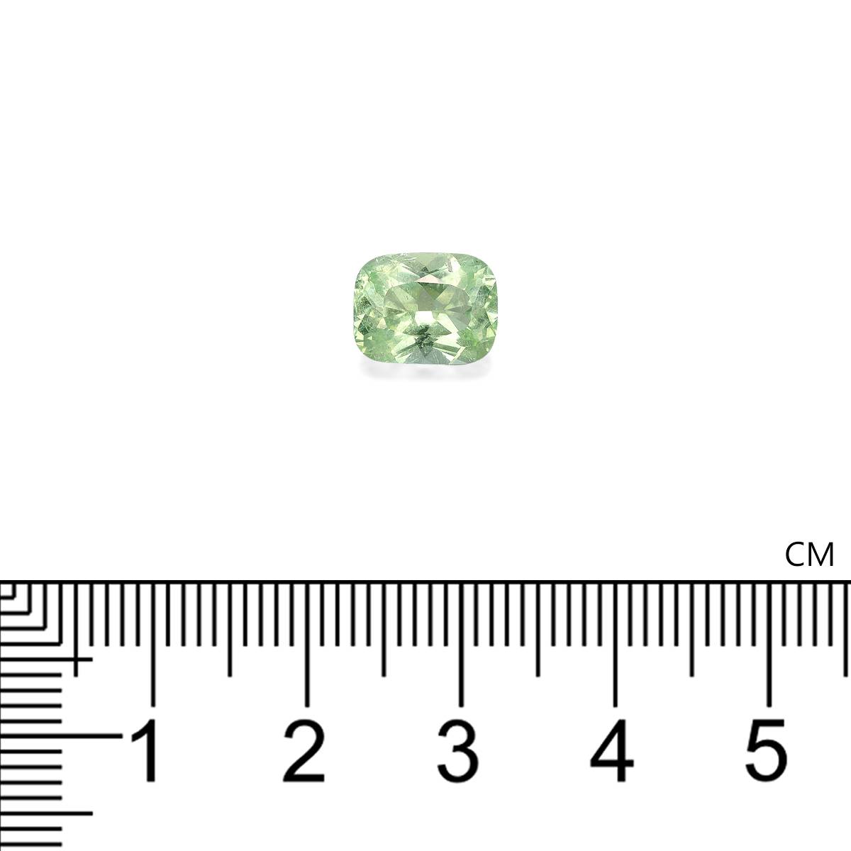 green paraiba tourmaline, 2.29ct cushion cut — view 4