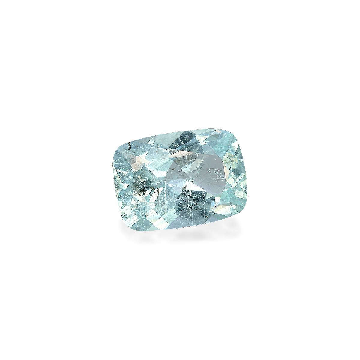 Neon blue paraiba tourmaline, 4.2ct cushion cut — view 3