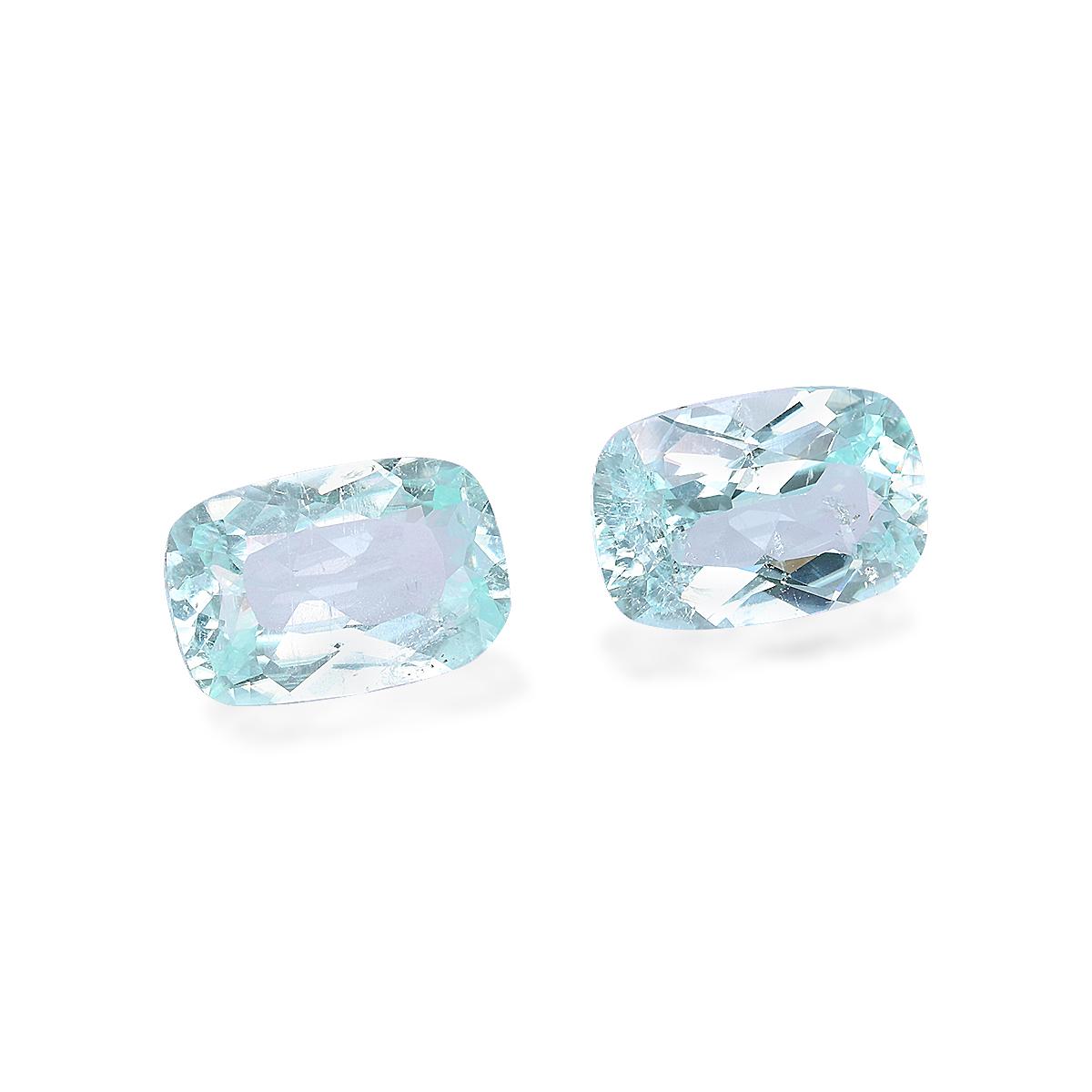 Neon blue paraiba tourmaline, 3.78ct cushion cut — view 3
