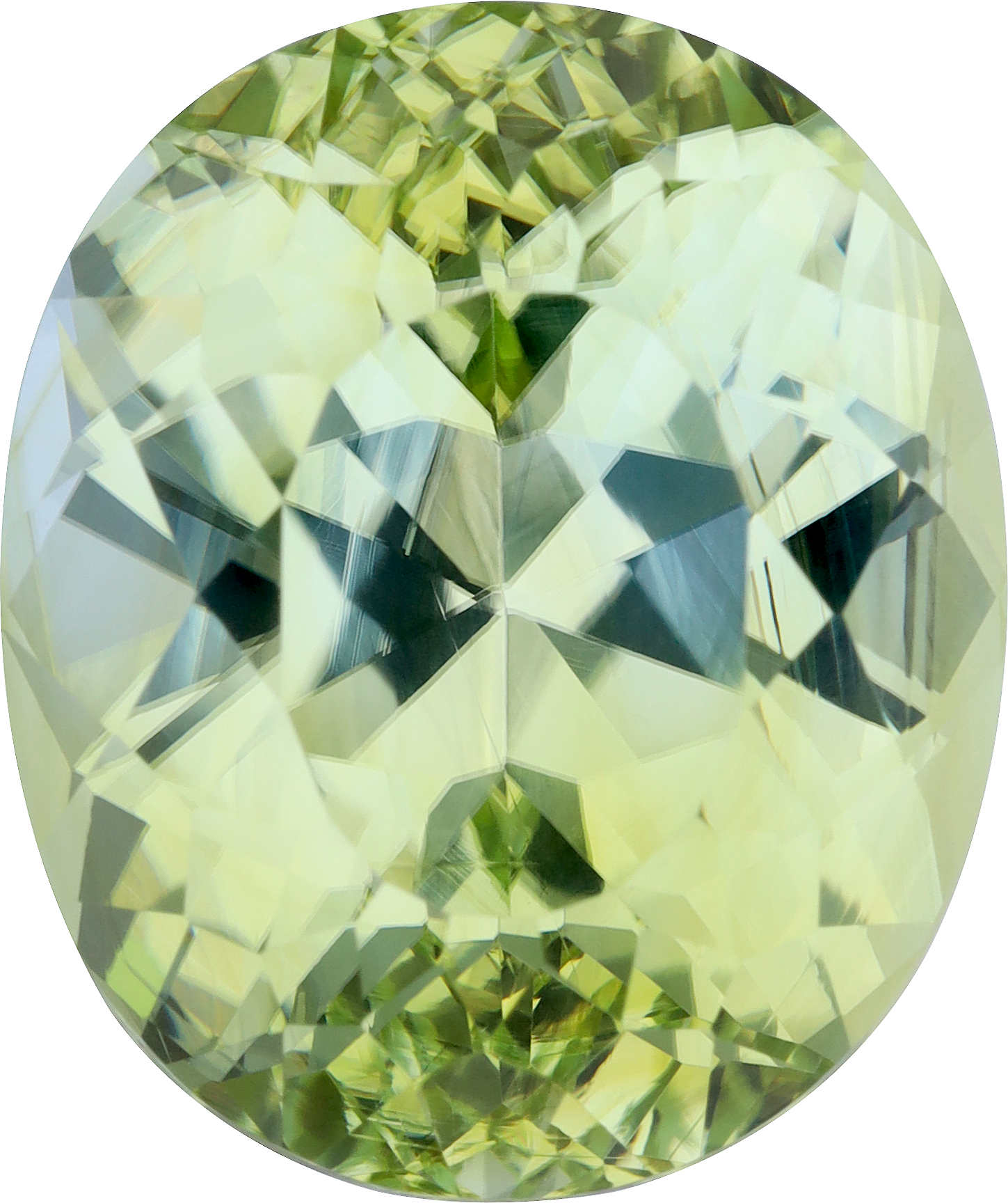 Cushion cut paraiba tourmaline, 16.86 by 14.15 mm, shown at actual size