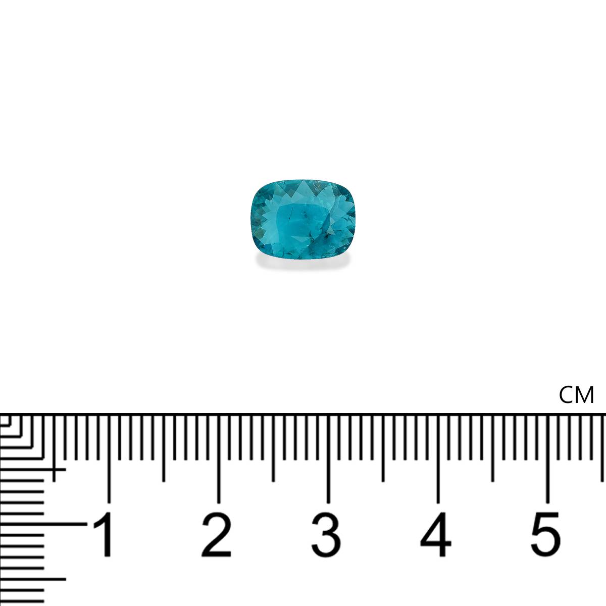 ocean blue paraiba tourmaline, 1.63ct cushion cut — view 4