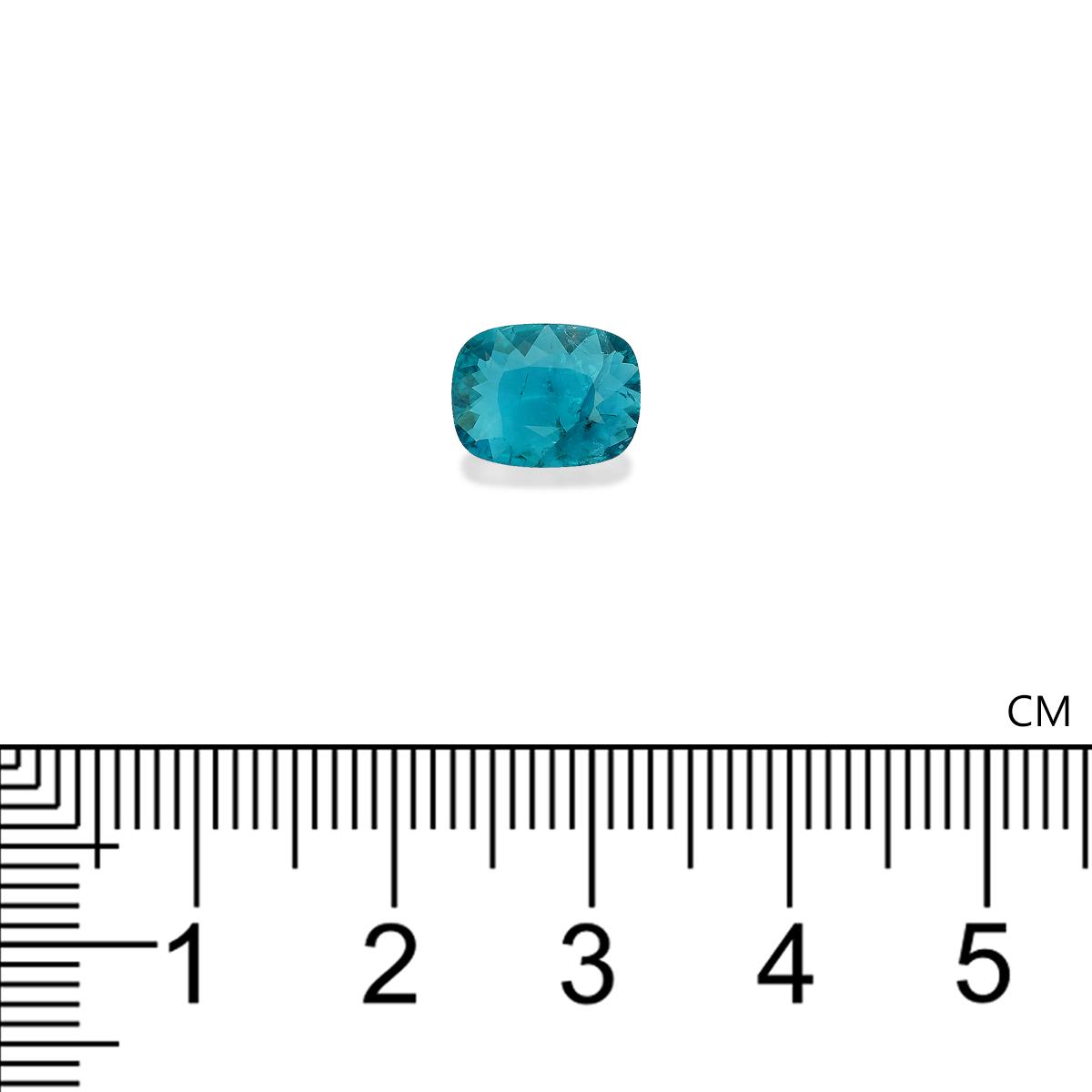 ocean blue paraiba tourmaline, 1.63ct cushion cut — view 4