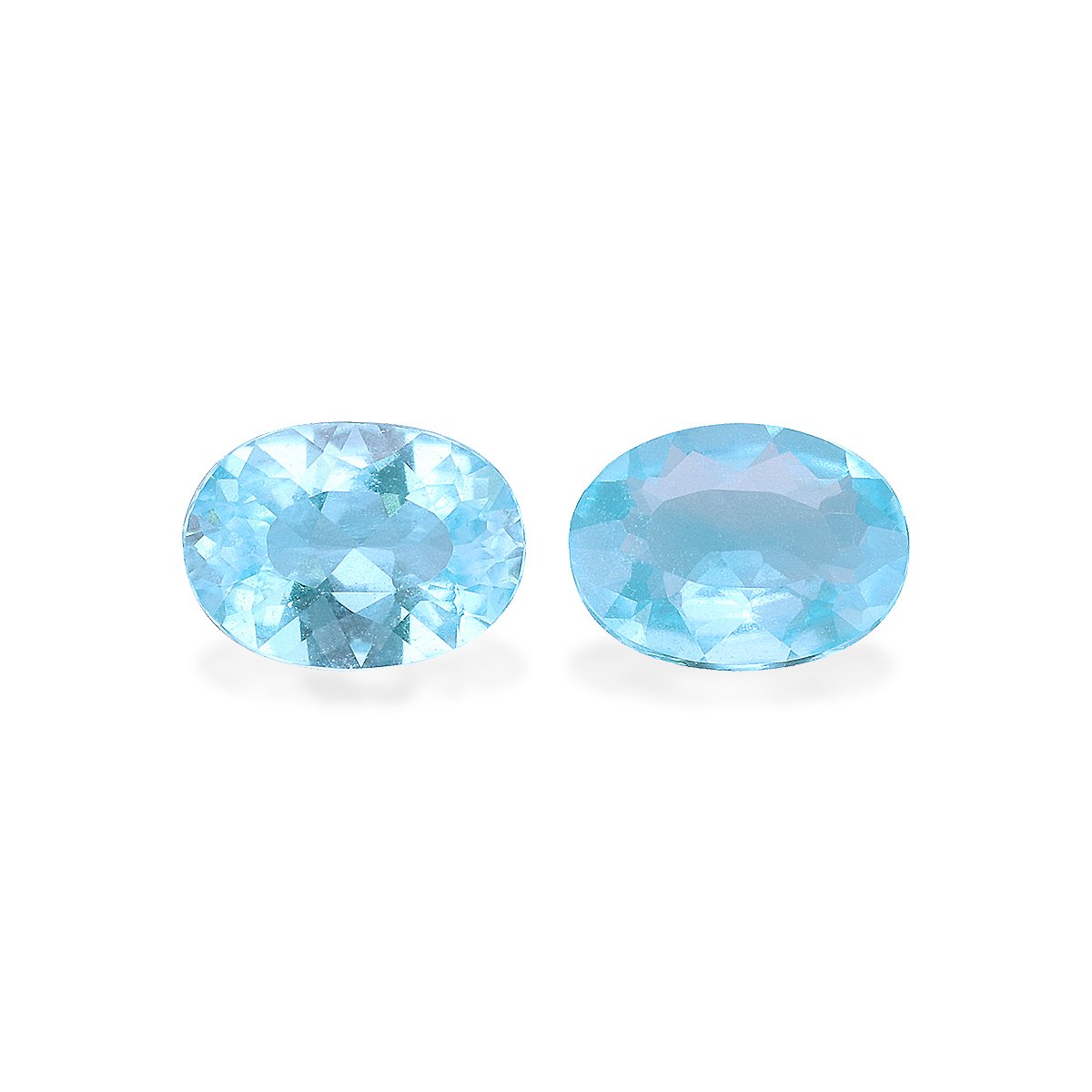 teal blue paraiba tourmaline, 0.55ct oval cut — main view