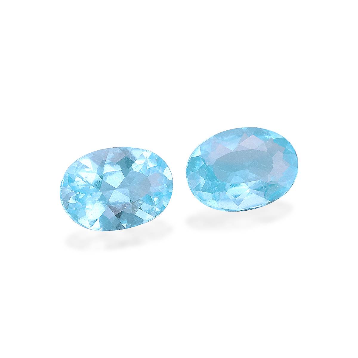 teal blue paraiba tourmaline, 0.55ct oval cut — view 3