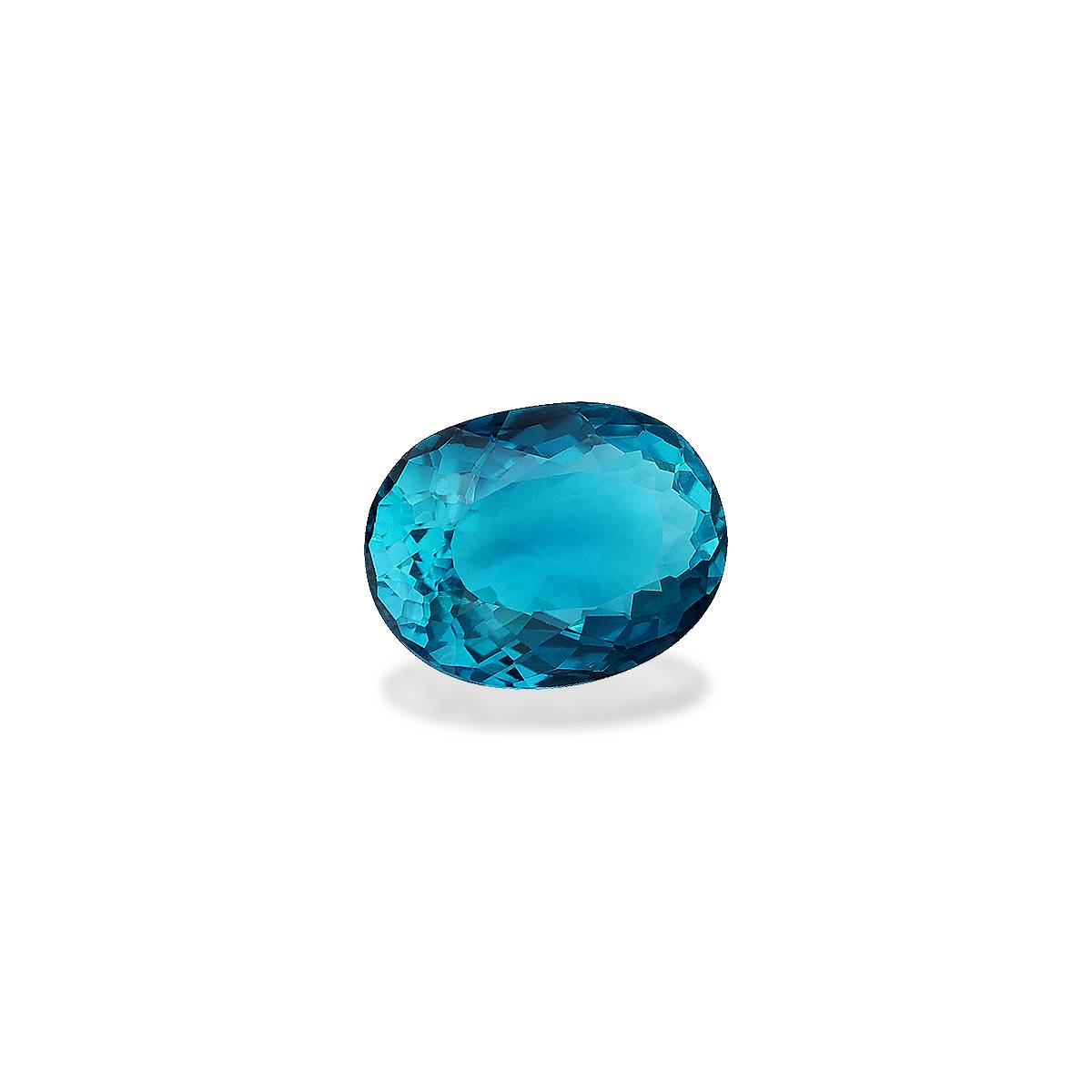teal blue paraiba tourmaline, 1.67ct oval cut — view 3